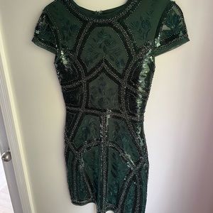 Mini beaded Lulu’s dress